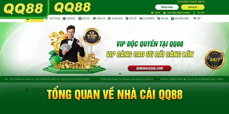 Tổng quan về nhà cái QQ88